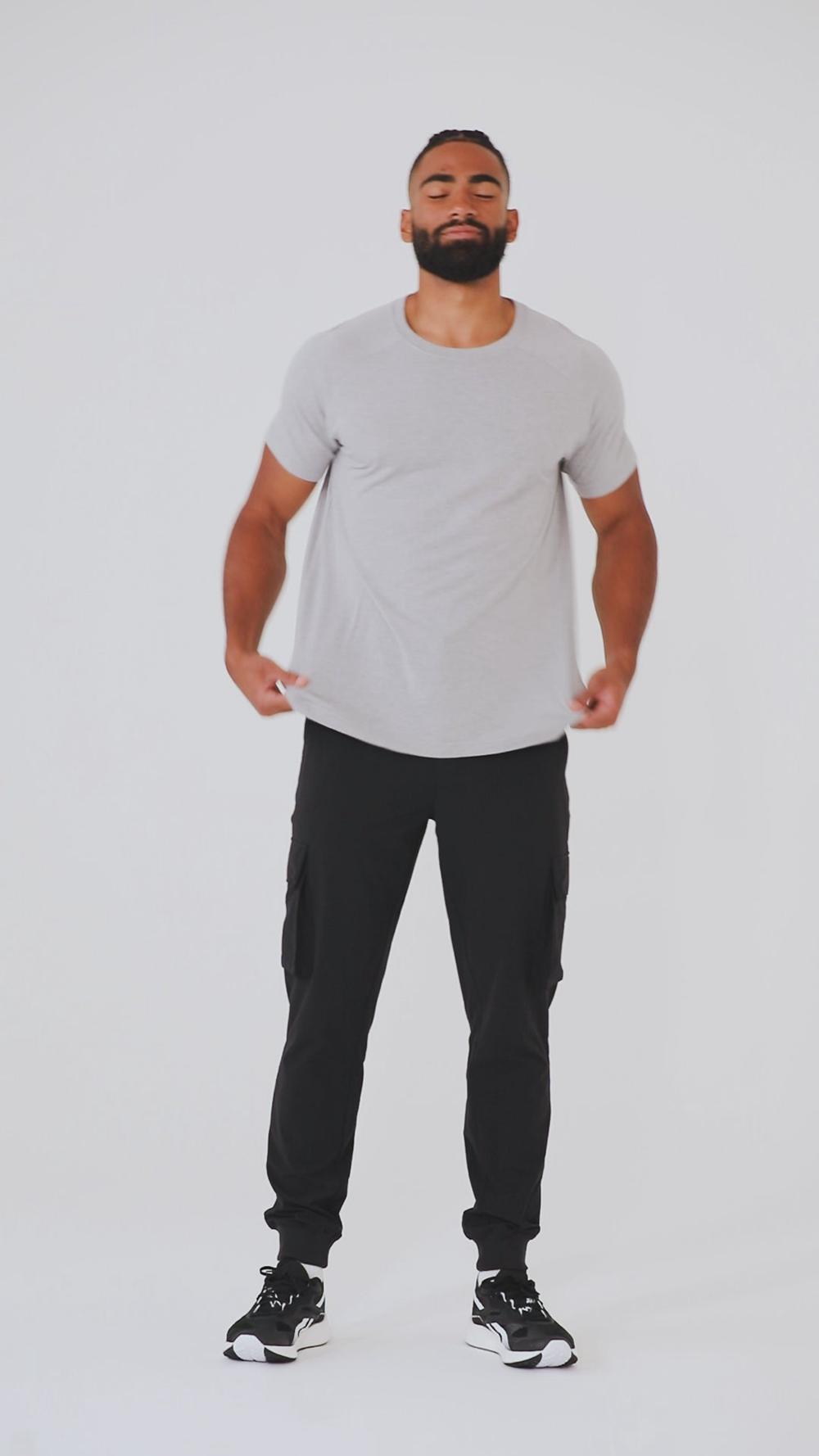 Camisetas Running Alo Yoga Triumph Raglan Hombre Verde | España  XMQZ-37416