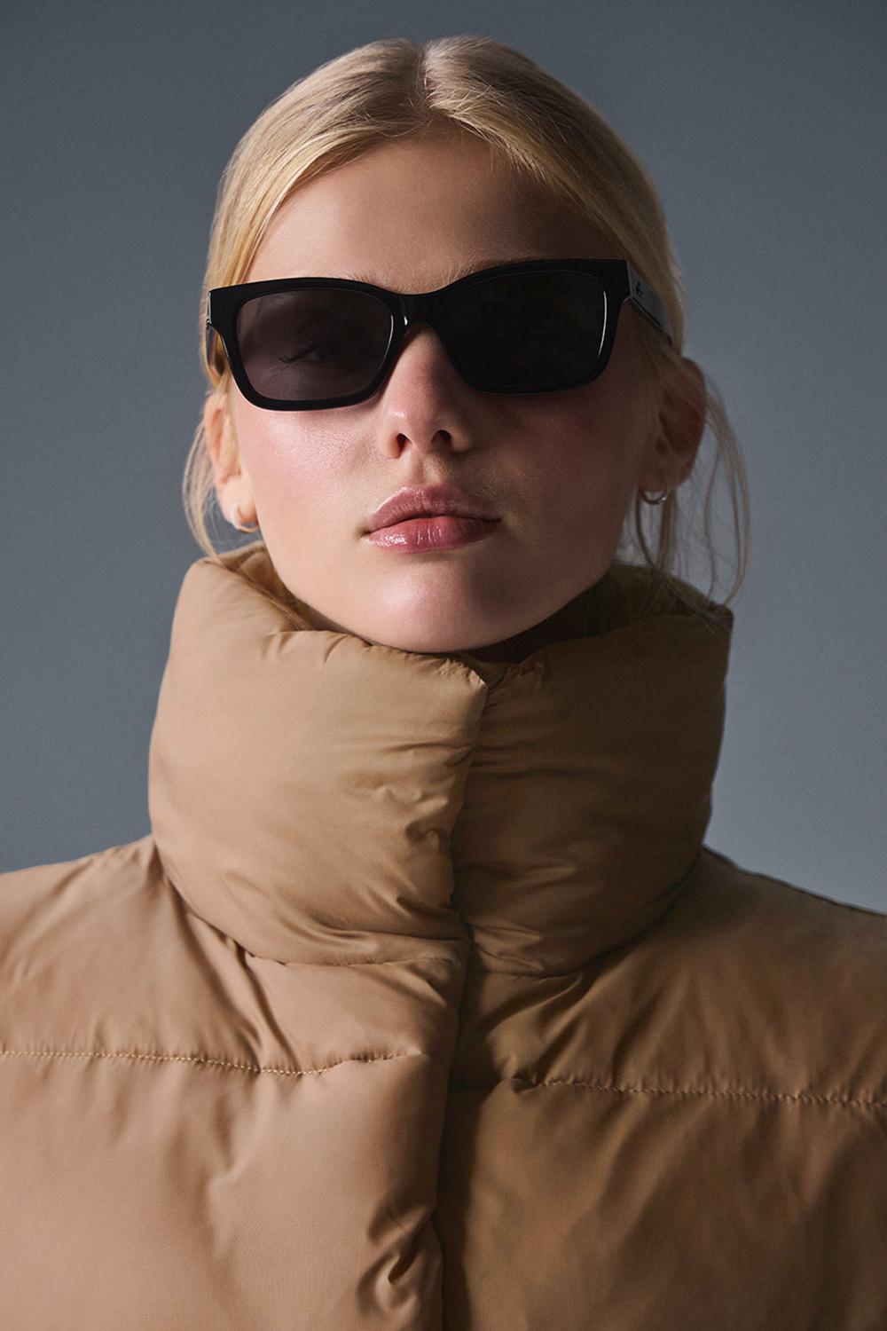 Chaleco Alo Yoga Cropped Gold Rush Puffer Mujer Toasted Almond | España  HOLW-68247