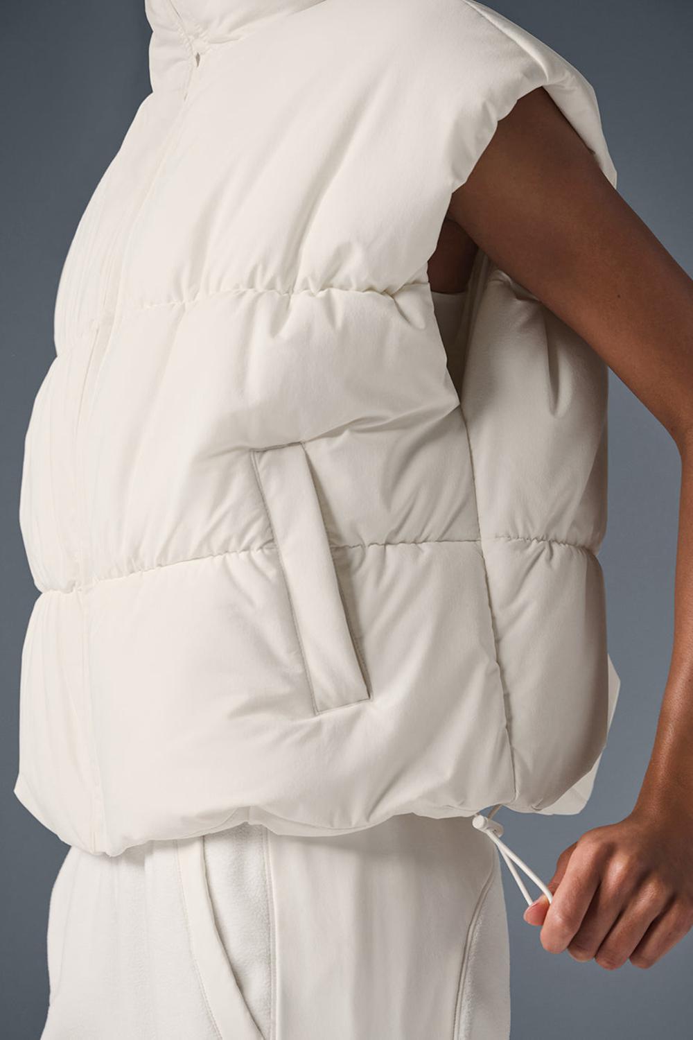 Chaleco Alo Yoga Incline Mujer Ivory | España  IXRD-48271