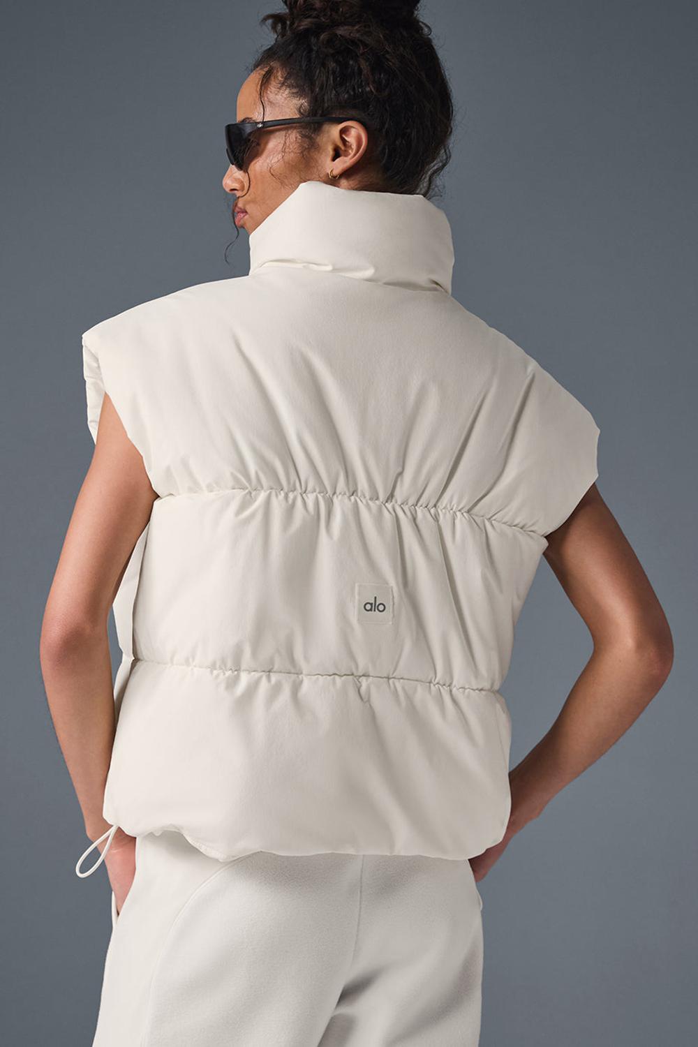 Chaleco Alo Yoga Incline Mujer Ivory | España  IXRD-48271