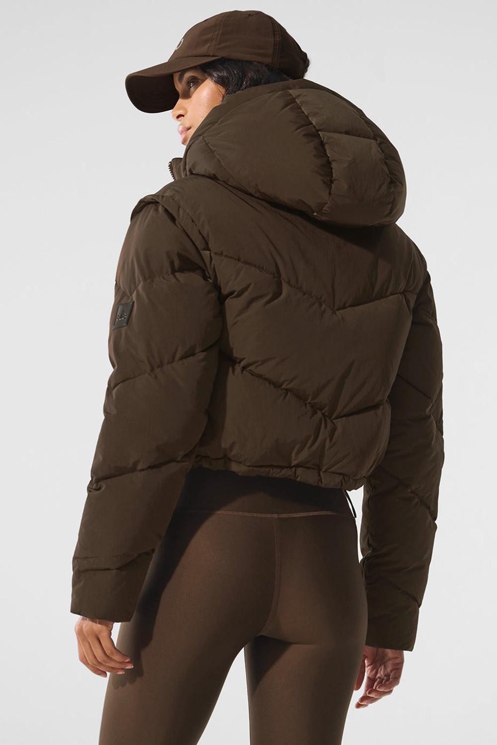 Chaqueta Puffer Alo Yoga Glacier Mujer Espresso | España  GWXC-25186