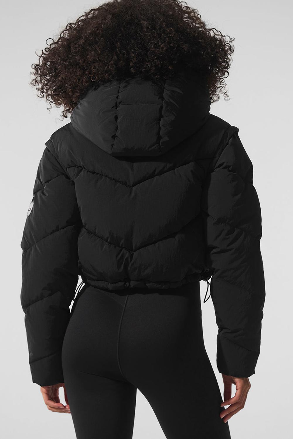 Chaqueta Puffer Alo Yoga Glacier Mujer Negras | España  UHFG-82940