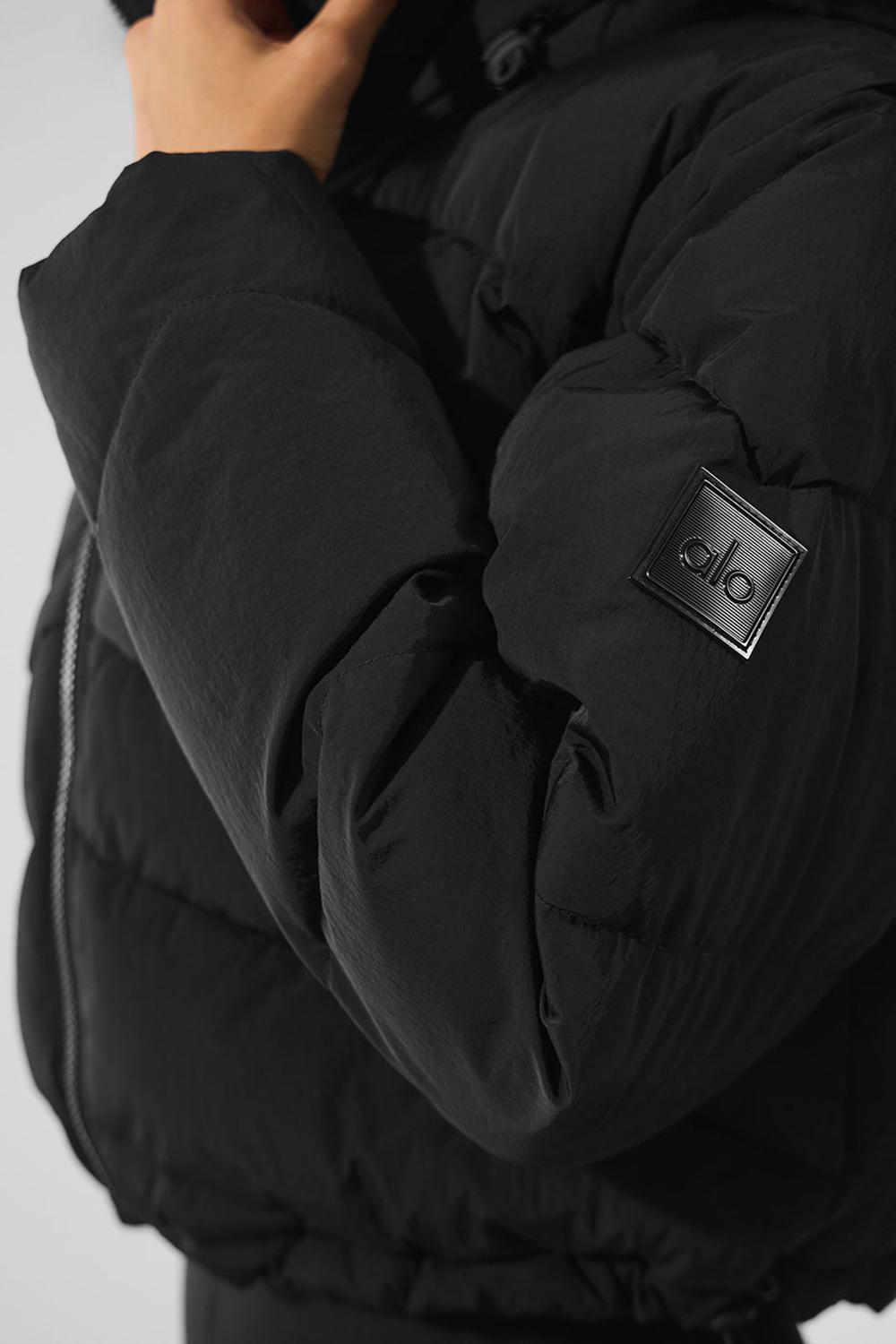 Chaqueta Puffer Alo Yoga Glacier Mujer Negras | España  UHFG-82940