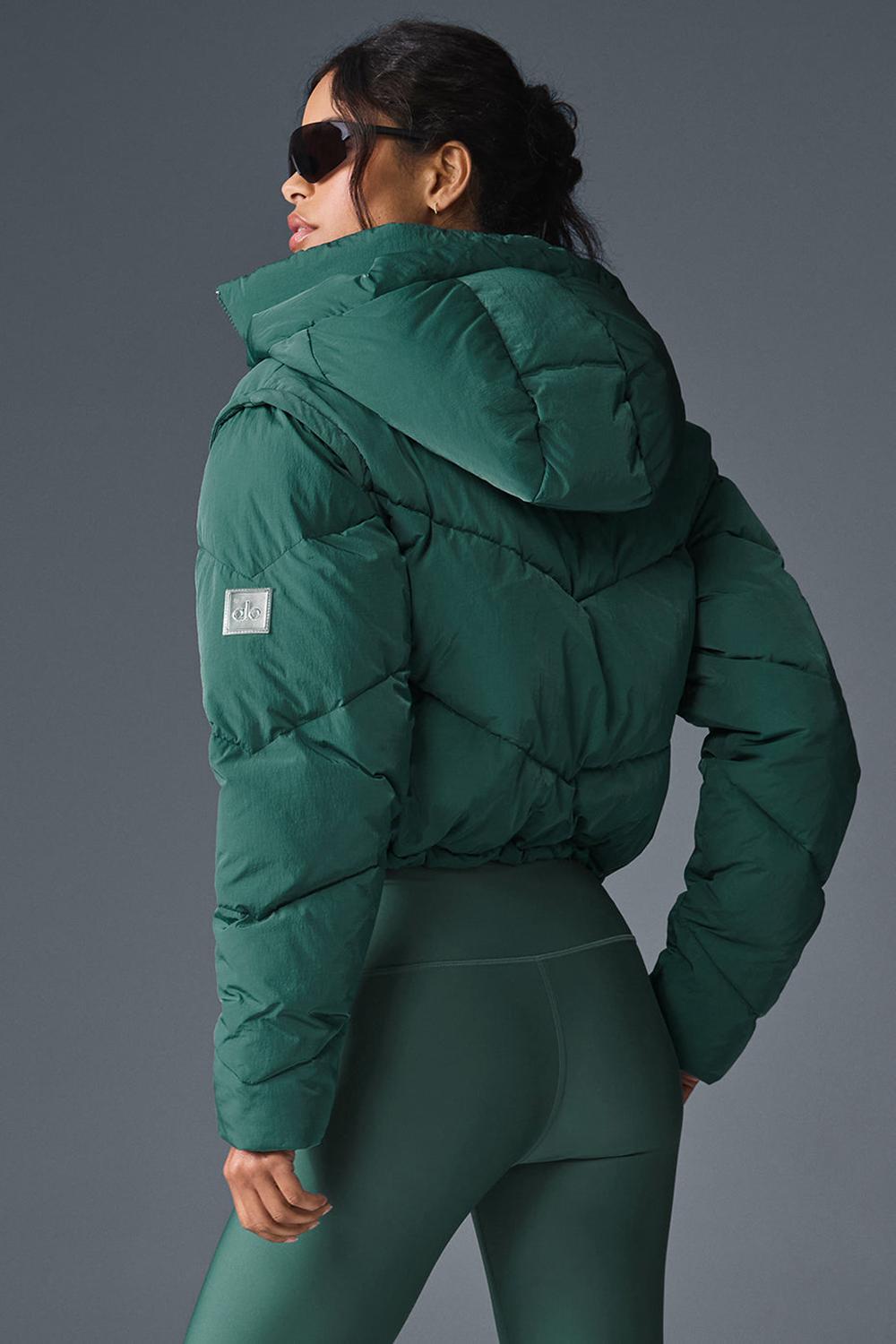 Chaqueta Puffer Alo Yoga Glacier Mujer Winter Ivy | España  MEKQ-19732