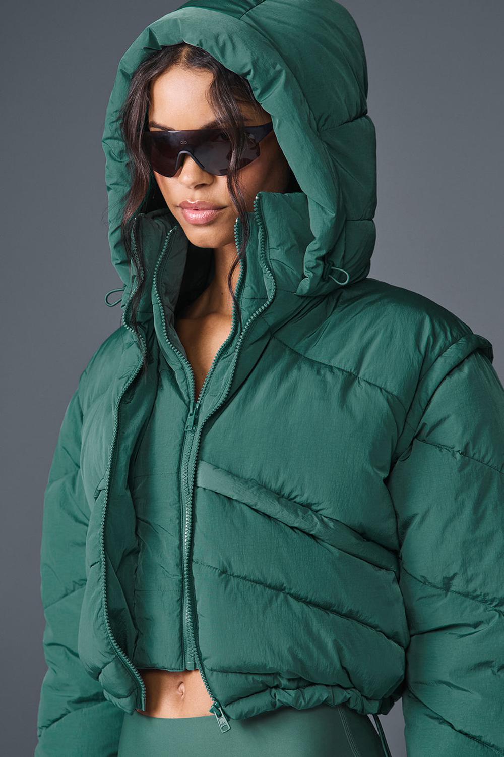 Chaqueta Puffer Alo Yoga Glacier Mujer Winter Ivy | España  MEKQ-19732