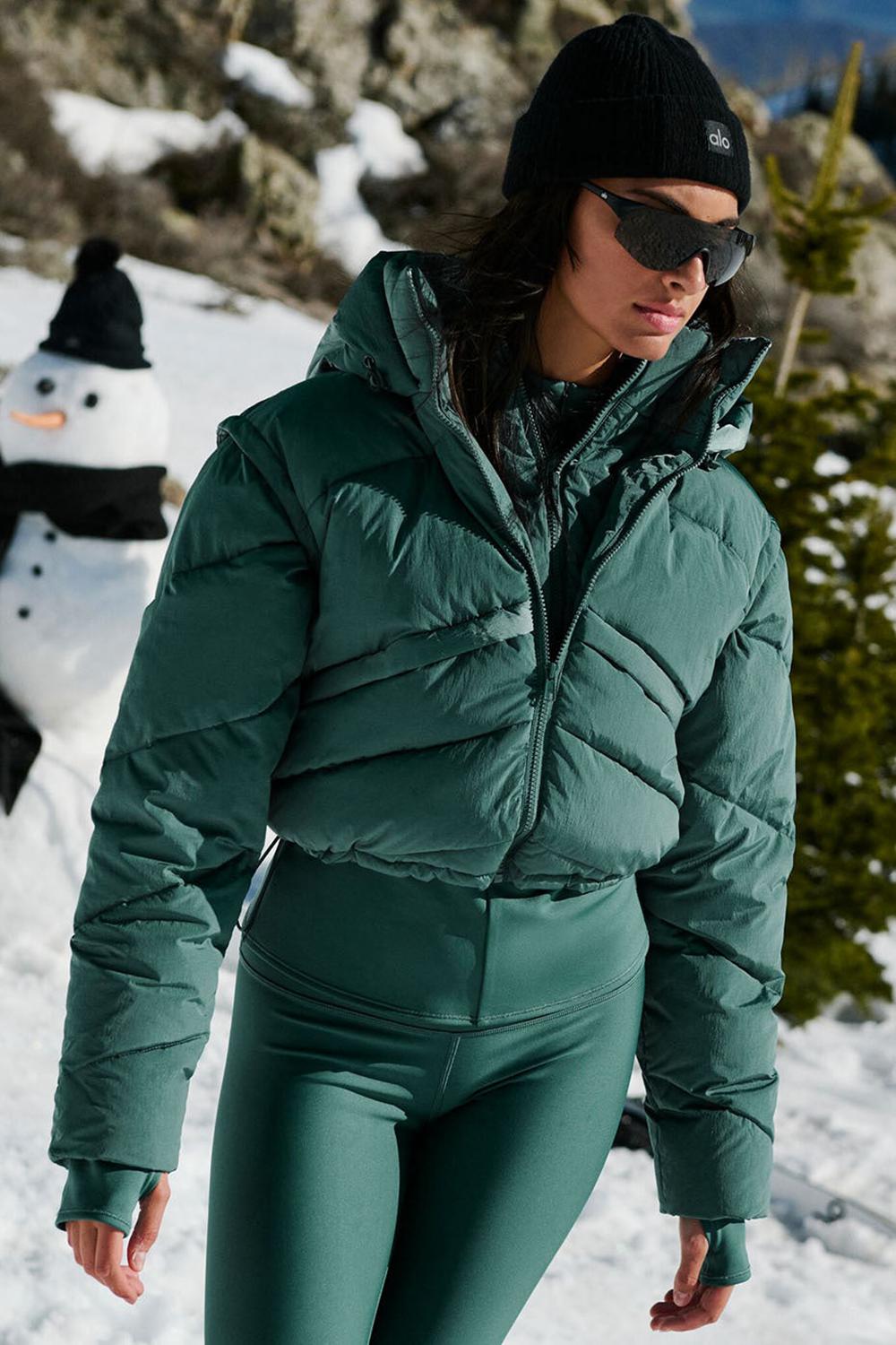 Chaqueta Puffer Alo Yoga Glacier Mujer Winter Ivy | España  MEKQ-19732