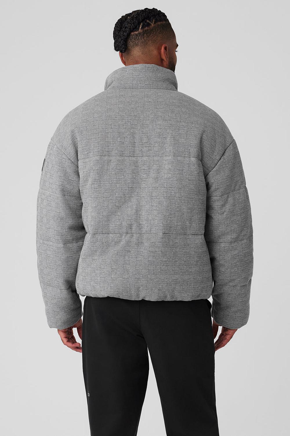 Chaqueta Puffer Alo Yoga Glenplaid Colosseum Stage Hombre Verde Menta | España  LPCV-31567