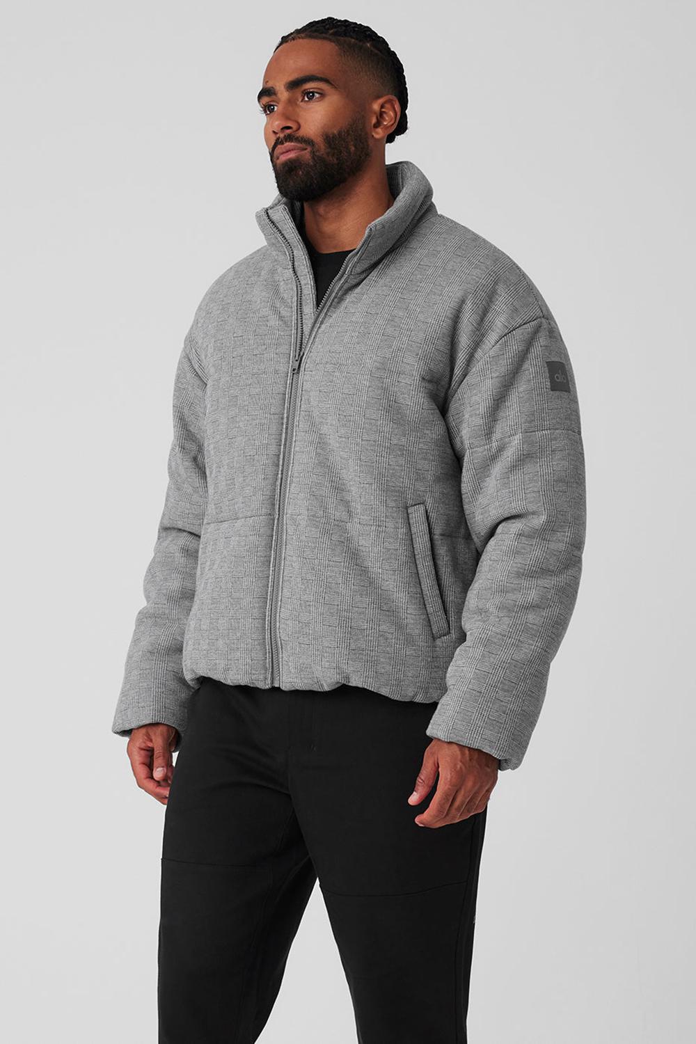 Chaqueta Puffer Alo Yoga Glenplaid Colosseum Stage Hombre Verde Menta | España  LPCV-31567