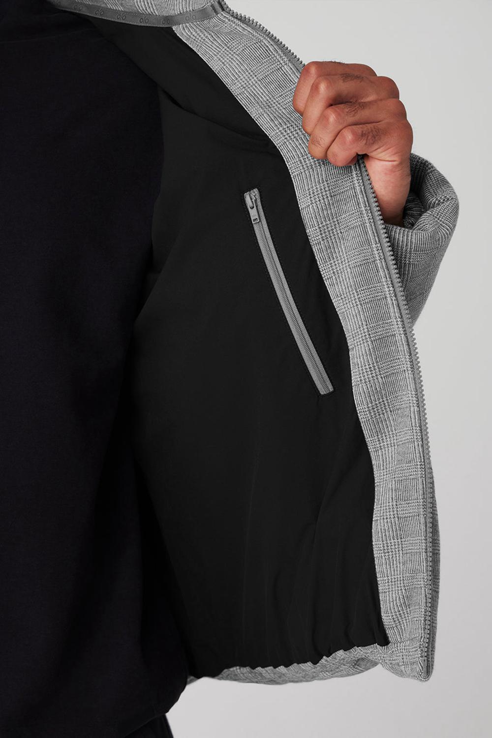 Chaqueta Puffer Alo Yoga Glenplaid Colosseum Stage Hombre Verde Menta | España  LPCV-31567
