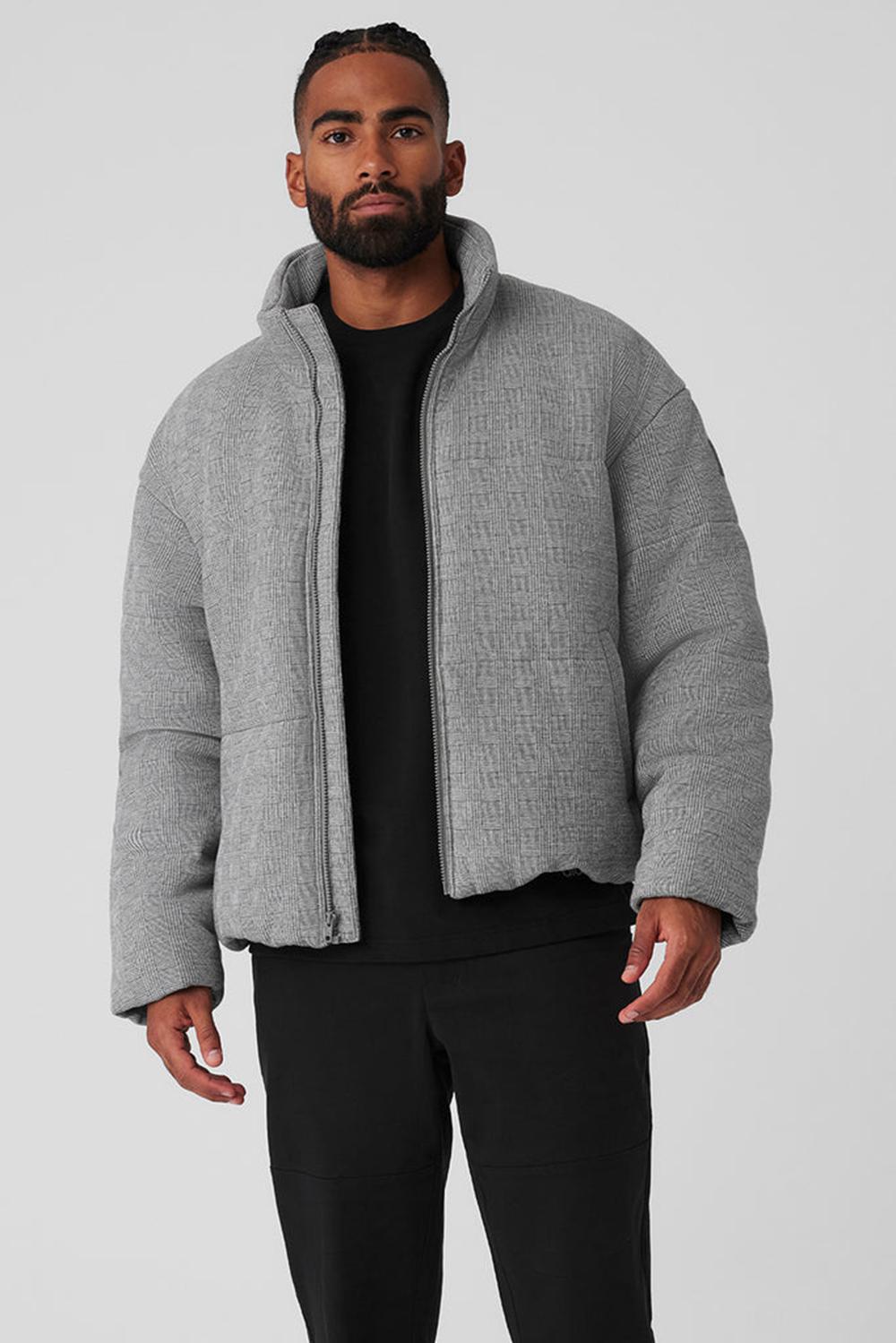 Chaqueta Puffer Alo Yoga Glenplaid Colosseum Stage Hombre Verde Menta | España  LPCV-31567
