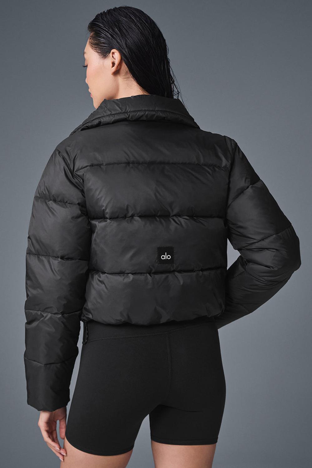 Chaqueta Puffer Alo Yoga Gold Rush Mujer Negras | España  ESFY-09761