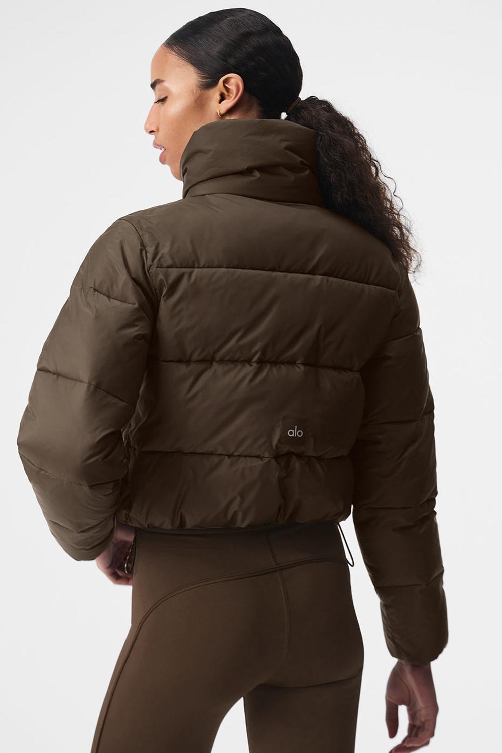 Chaqueta Puffer Alo Yoga Gold Rush Mujer Espresso | España  WFPL-18437