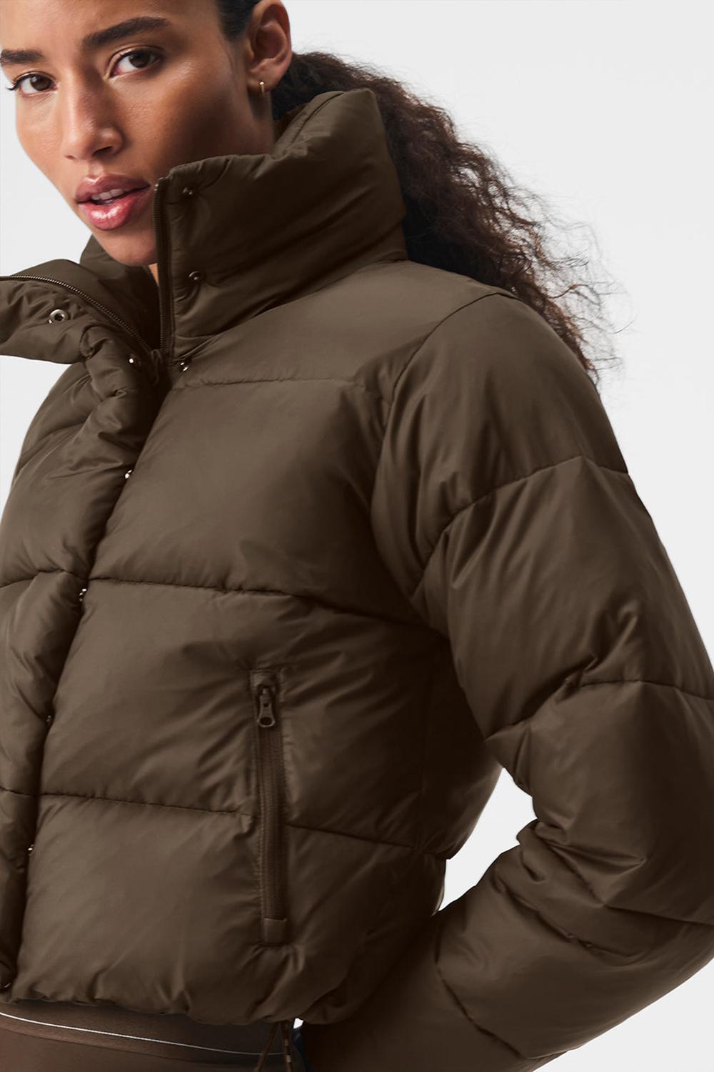Chaqueta Puffer Alo Yoga Gold Rush Mujer Espresso | España  WFPL-18437