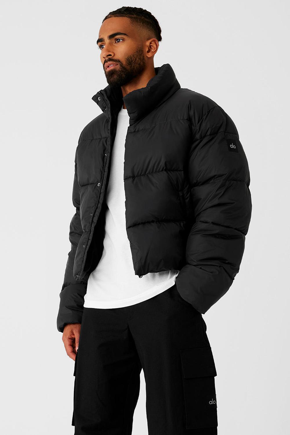Chaqueta Puffer Alo Yoga Platinum Hombre Negras | España  XRWG-06943