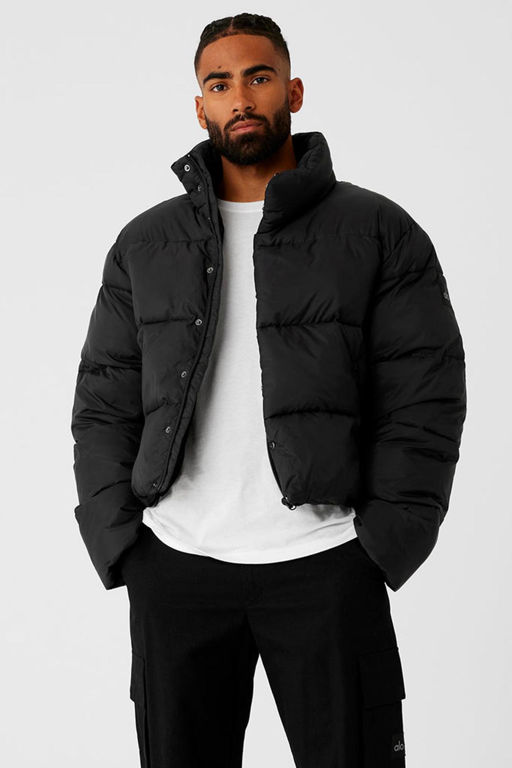 Chaqueta Puffer Alo Yoga Platinum Hombre Negras | España  XRWG-06943