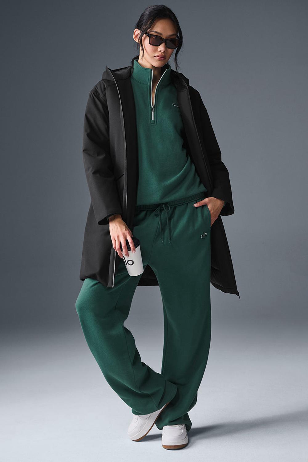 Chaqueta Puffer Alo Yoga Rain Or Shine Mujer Negras | España  QAVO-64851