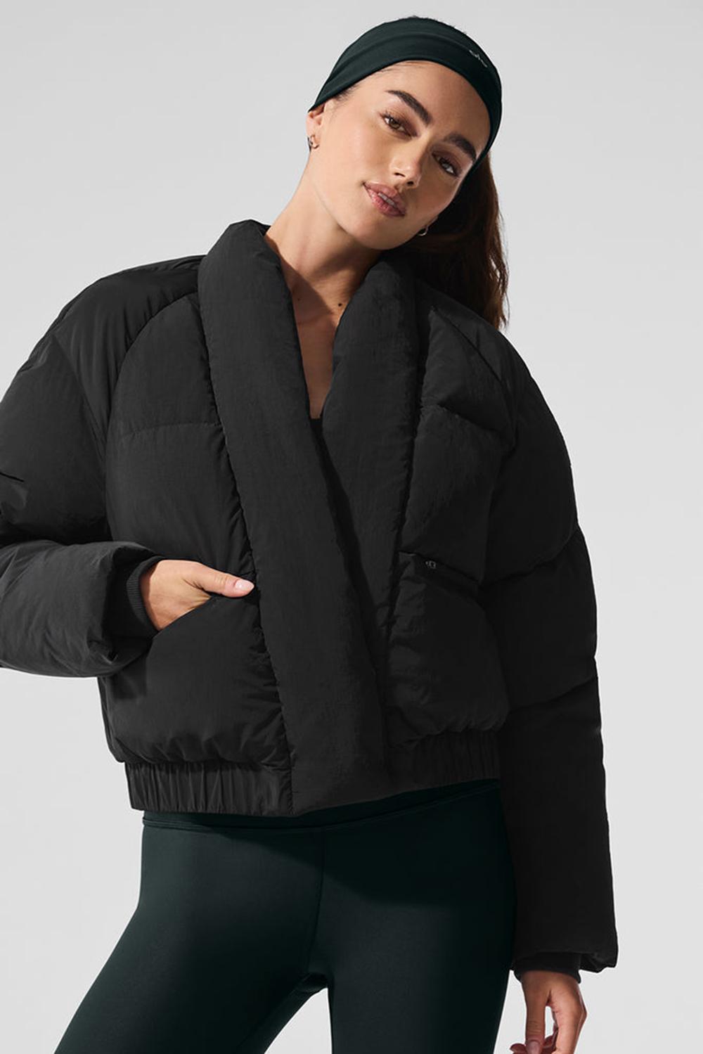 Chaqueta Puffer Alo Yoga Stargazing Mujer Negras | España  OUQT-43690