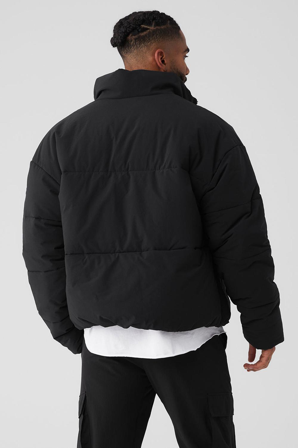 Chaqueta Puffer Alo Yoga Stretch Woven Street Hombre Negras | España  SPNK-36278