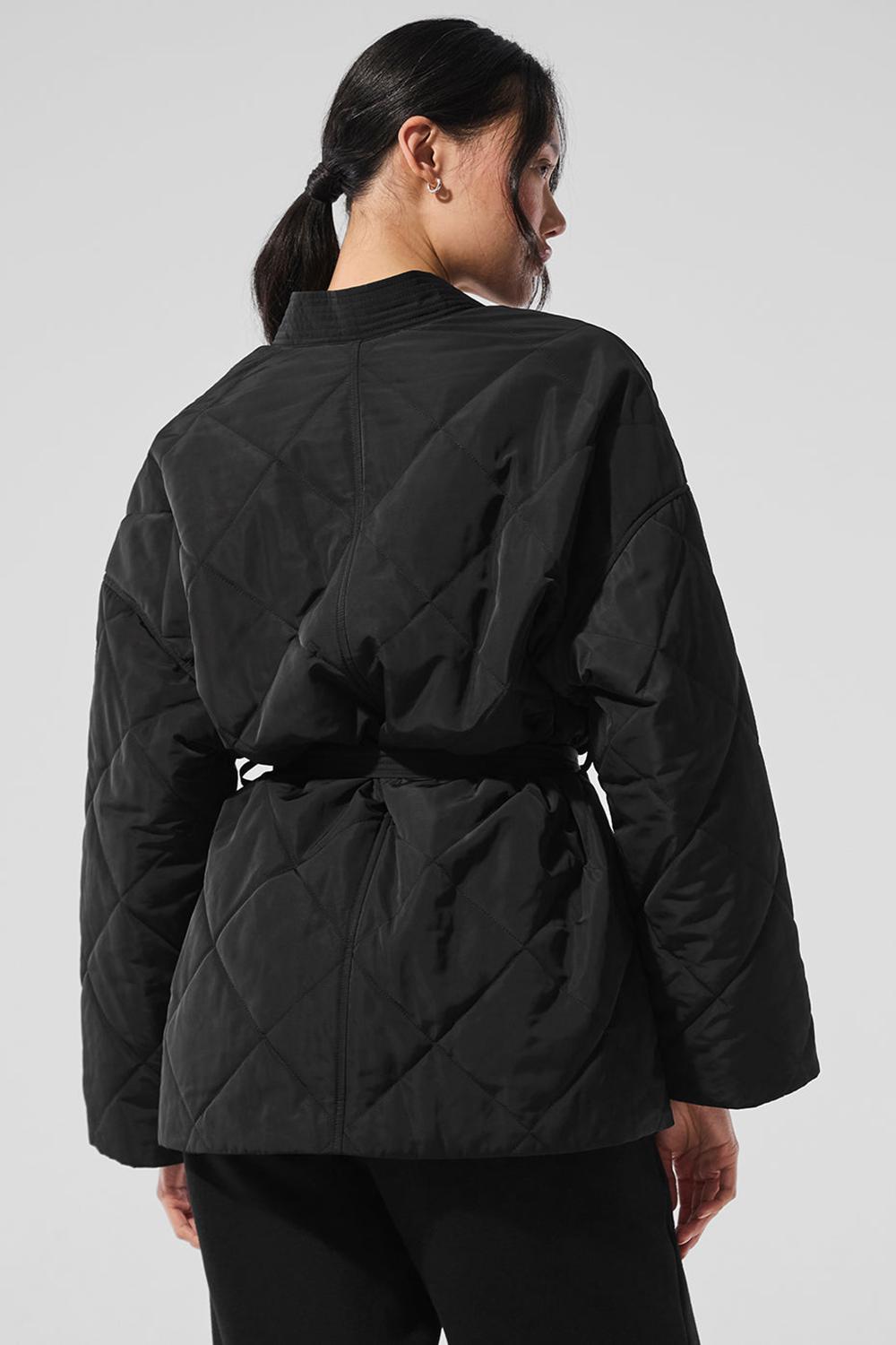 Chaqueta Puffer Alo Yoga Urbanite Wrap Mujer Negras | España  FTZW-05912