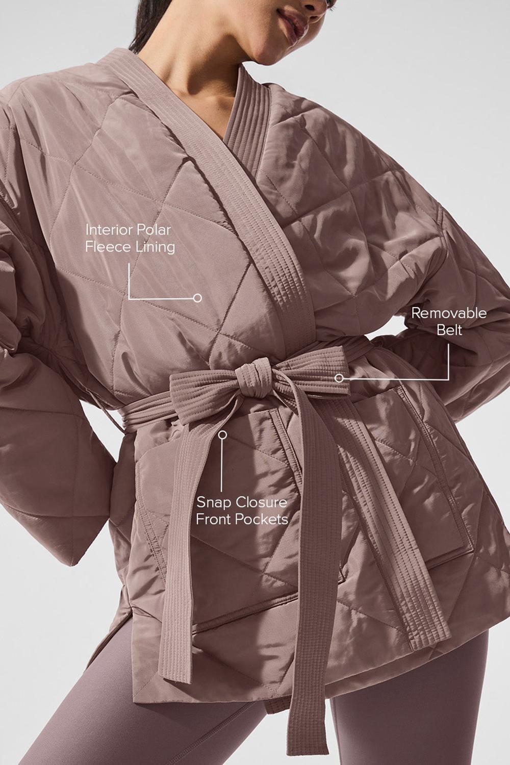 Chaqueta Puffer Alo Yoga Urbanite Wrap Mujer Mushroom | España  RTQM-79684