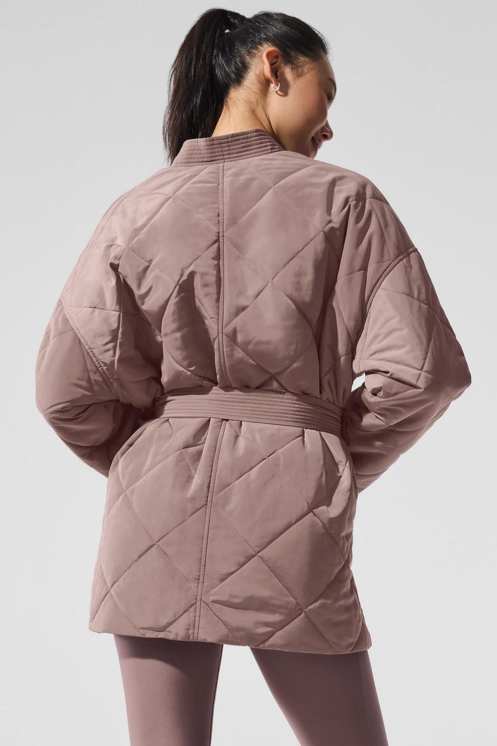 Chaqueta Puffer Alo Yoga Urbanite Wrap Mujer Mushroom | España  RTQM-79684