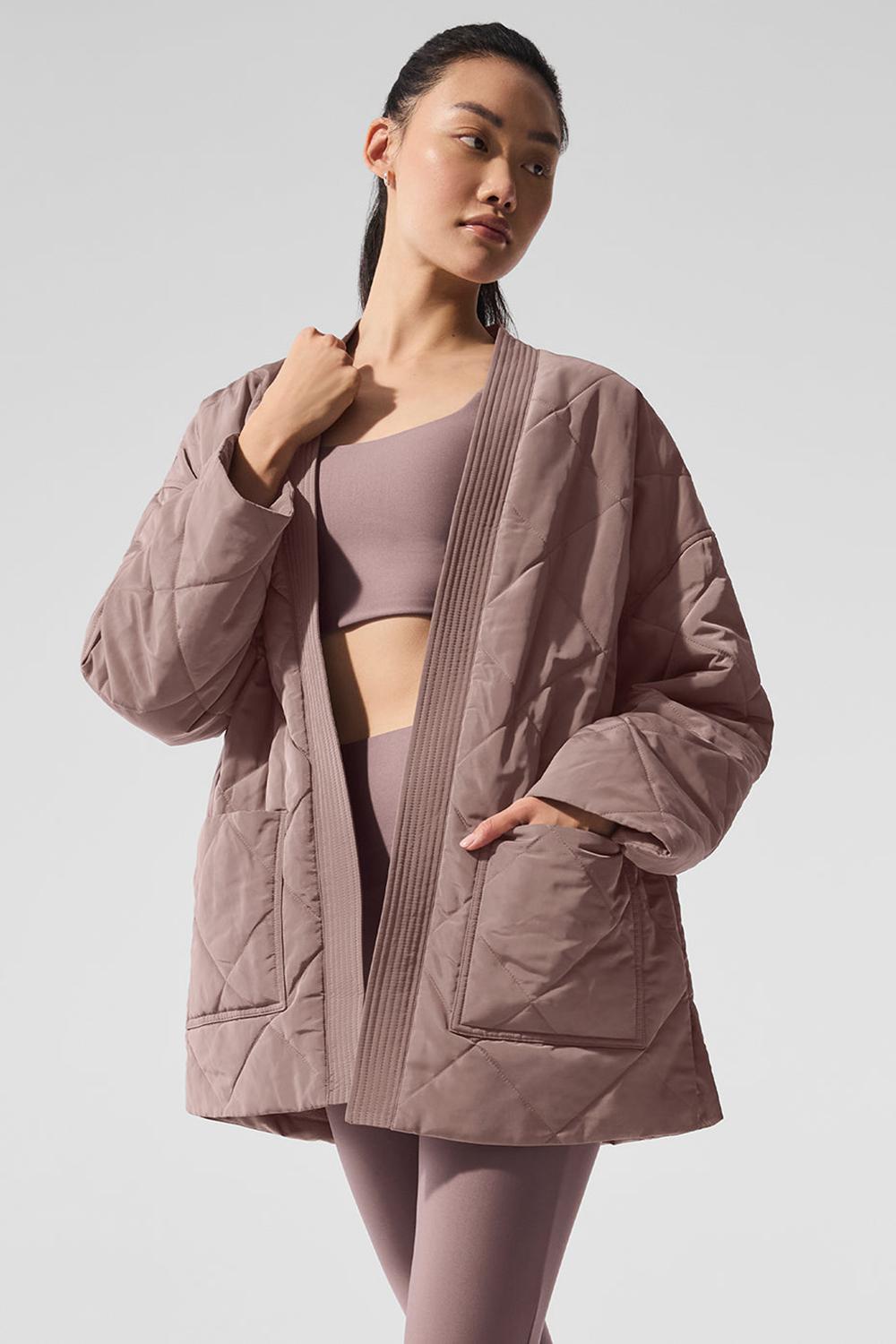Chaqueta Puffer Alo Yoga Urbanite Wrap Mujer Mushroom | España  RTQM-79684
