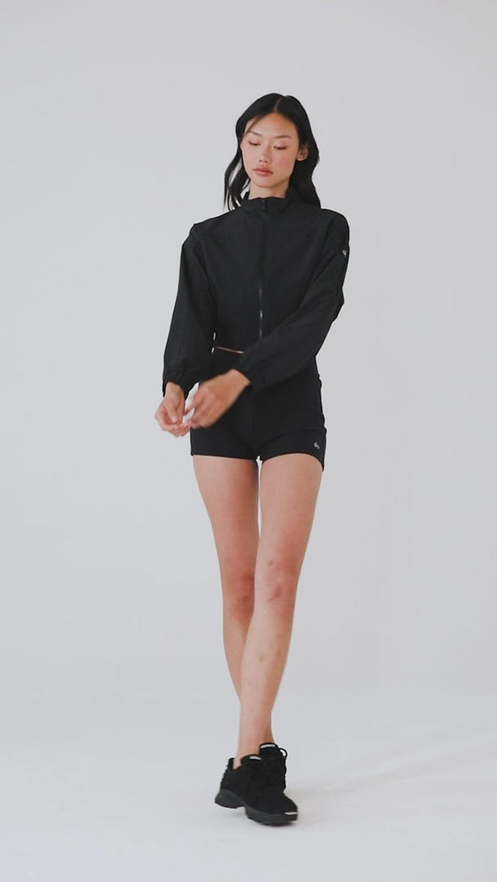 Chaquetas Alo Yoga Clubhouse Mujer Negras | España  HKCI-20361
