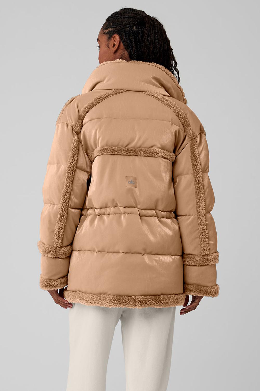 Chaquetas Alo Yoga Ice Breaker Mujer Toasted Almond | España  HLMN-79081