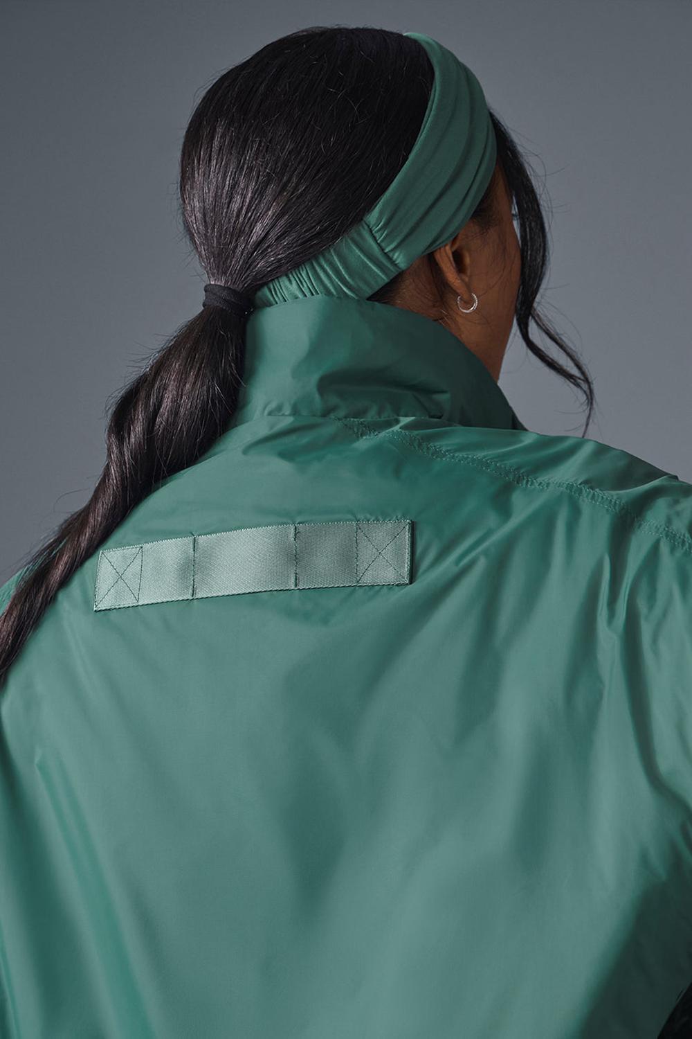 Chaquetas Alo Yoga Latitude Light Weight 1/2 Zip Pullover Mujer Winter Ivy | España  HATE-14397