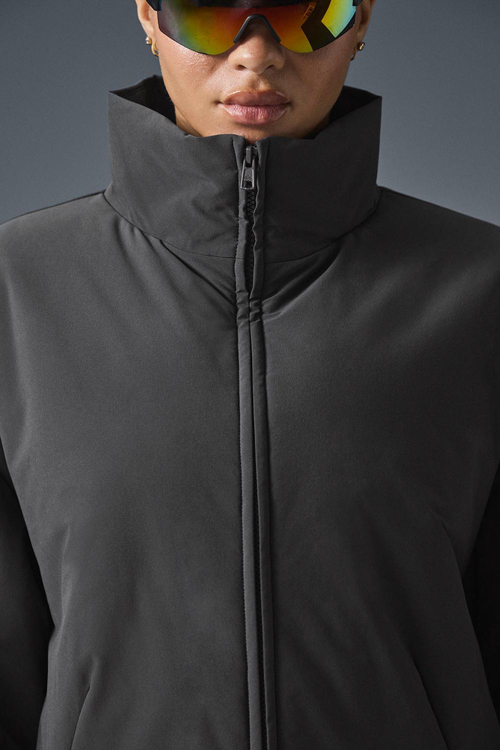 Chaquetas Alo Yoga Stretch Woven Notable Mujer Anthracite | España  IXHS-15743