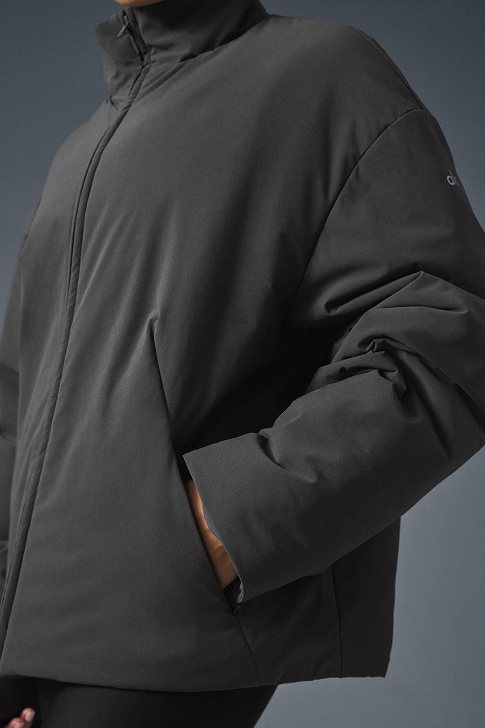 Chaquetas Alo Yoga Stretch Woven Notable Mujer Anthracite | España  IXHS-15743