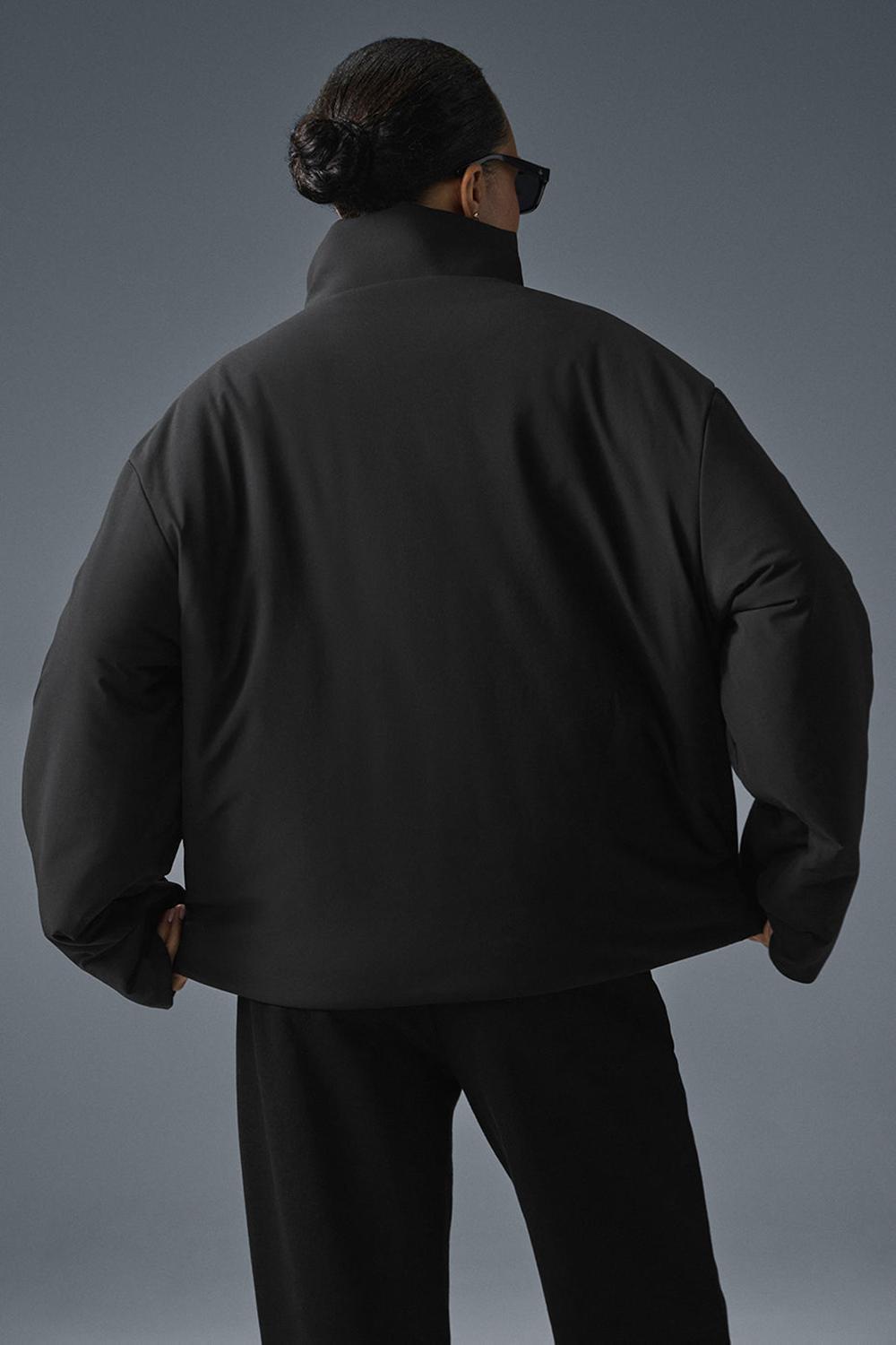 Chaquetas Alo Yoga Stretch Woven Notable Mujer Negras | España  UQHX-74015