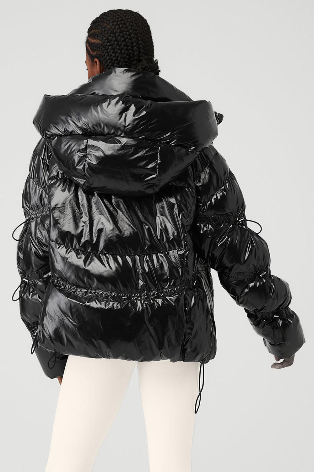 Chaquetas Alo Yoga Stunner Mujer Negras | España  CAFZ-16954