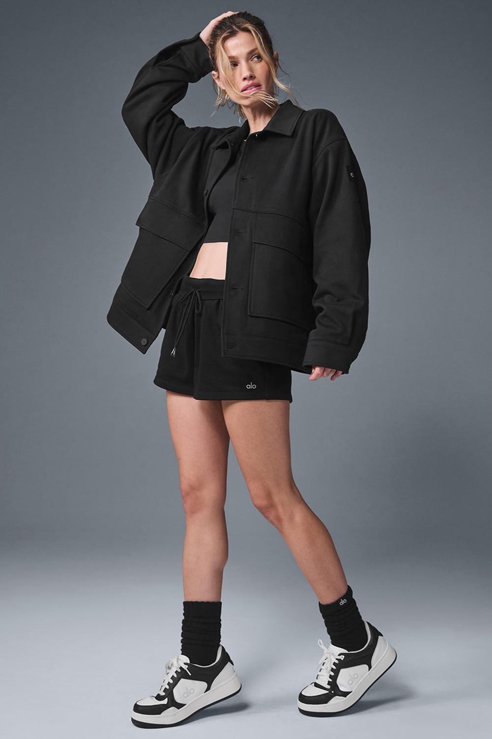 Chaquetas Alo Yoga Unisex One Up Mujer Negras | España  XAOR-89125