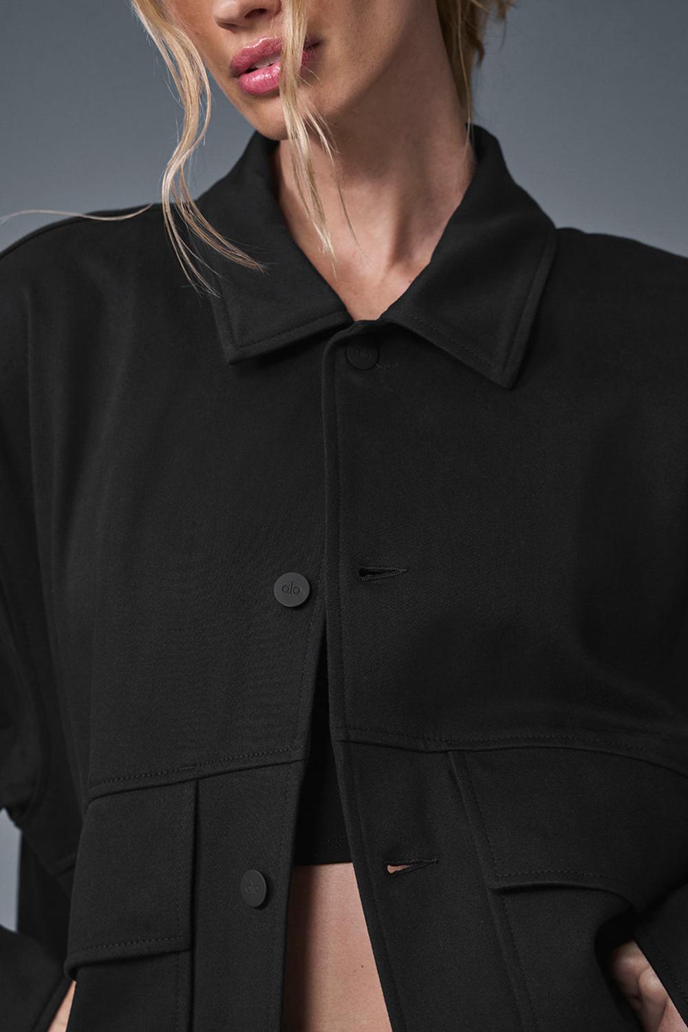 Chaquetas Alo Yoga Unisex One Up Mujer Negras | España  XAOR-89125