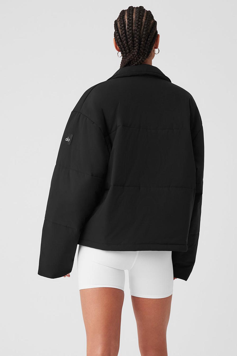 Chaquetas Alo Yoga Voyage Utility Cargo Mujer Negras | España  VUPZ-46098