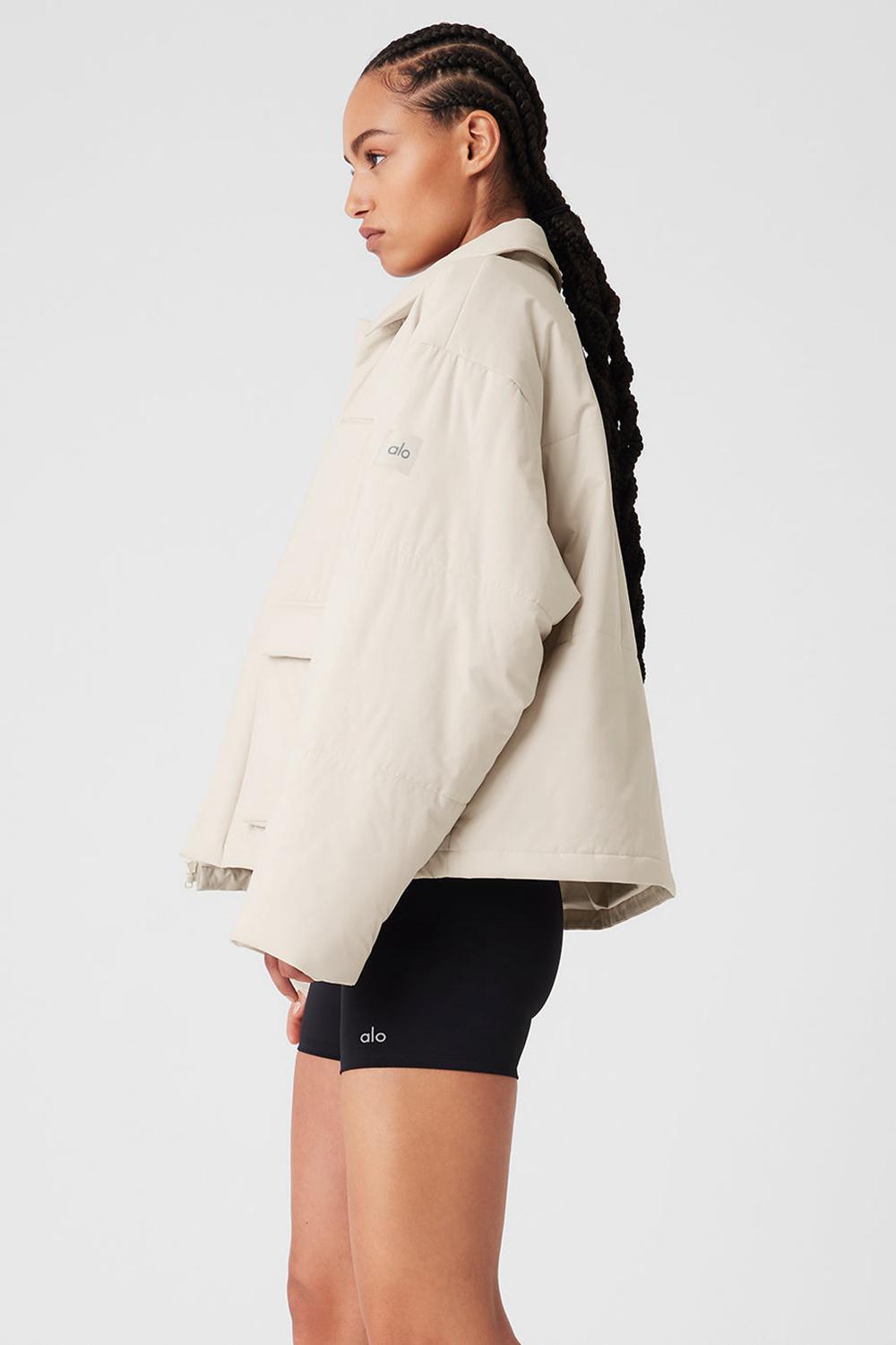 Chaquetas Alo Yoga Voyage Utility Cargo Mujer Bone | España  SKFV-74530