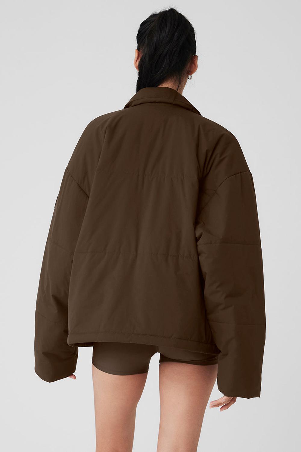 Chaquetas Alo Yoga Voyage Utility Cargo Mujer Espresso | España  QVOG-86124