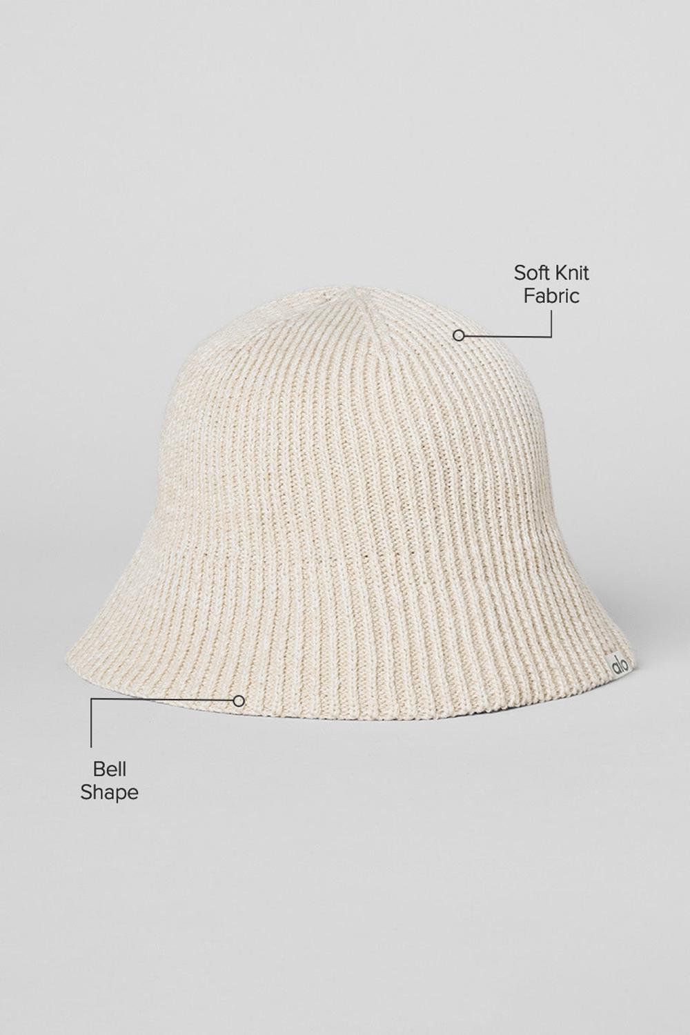 Cloche Alo Yoga Denim Knit Hombre Ivory / Oatmilk | España  POFK-12498