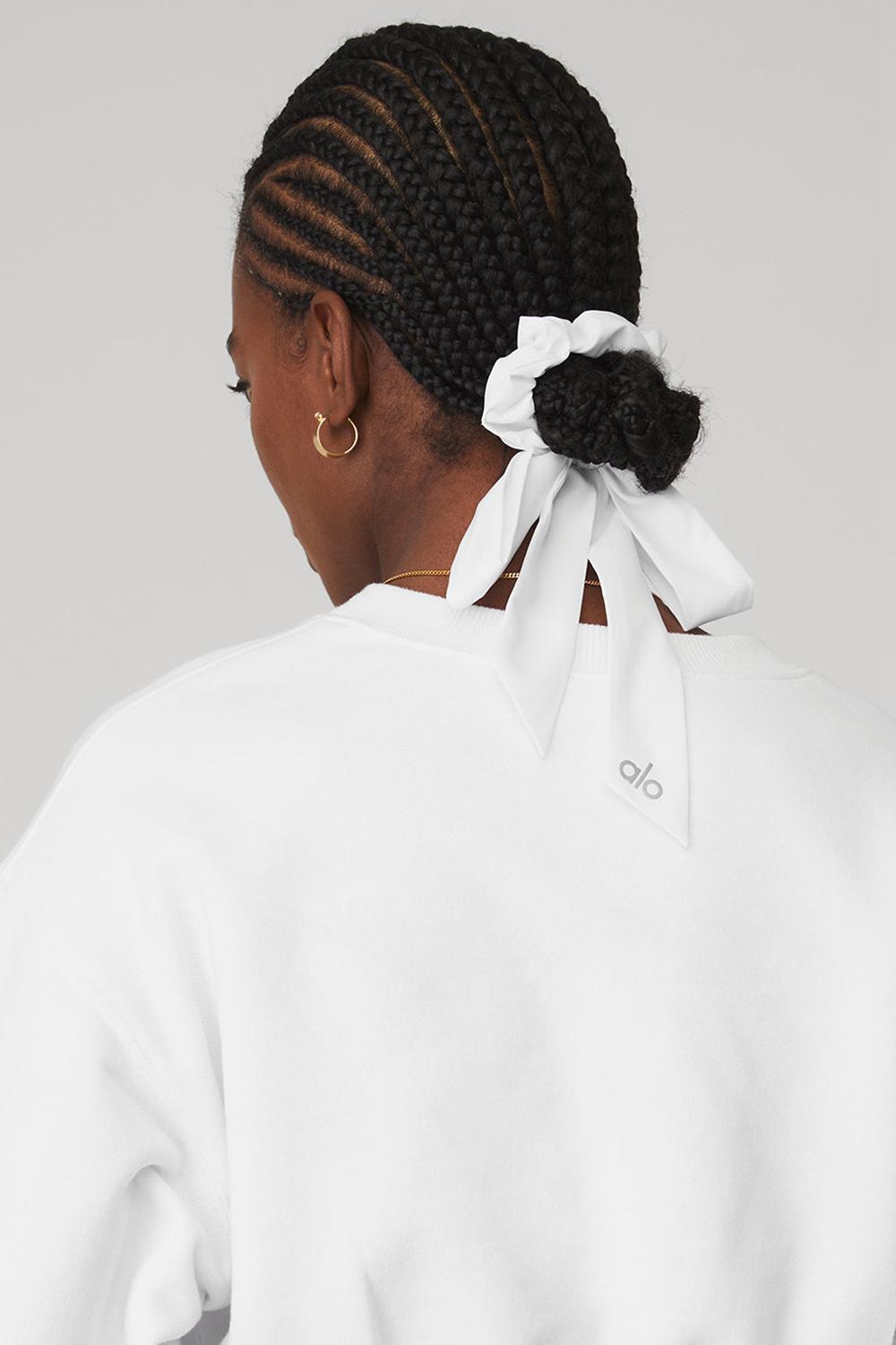 Coletero Alo Yoga Love Knots Tie Mujer Blancas | España  RBXM-94518