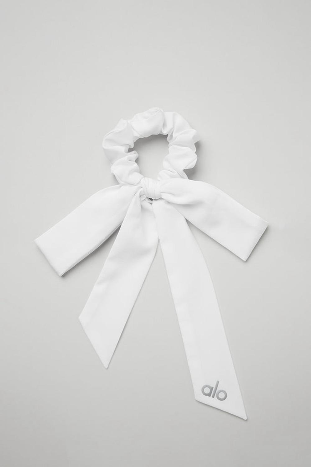 Coletero Alo Yoga Love Knots Tie Mujer Blancas | España  RBXM-94518