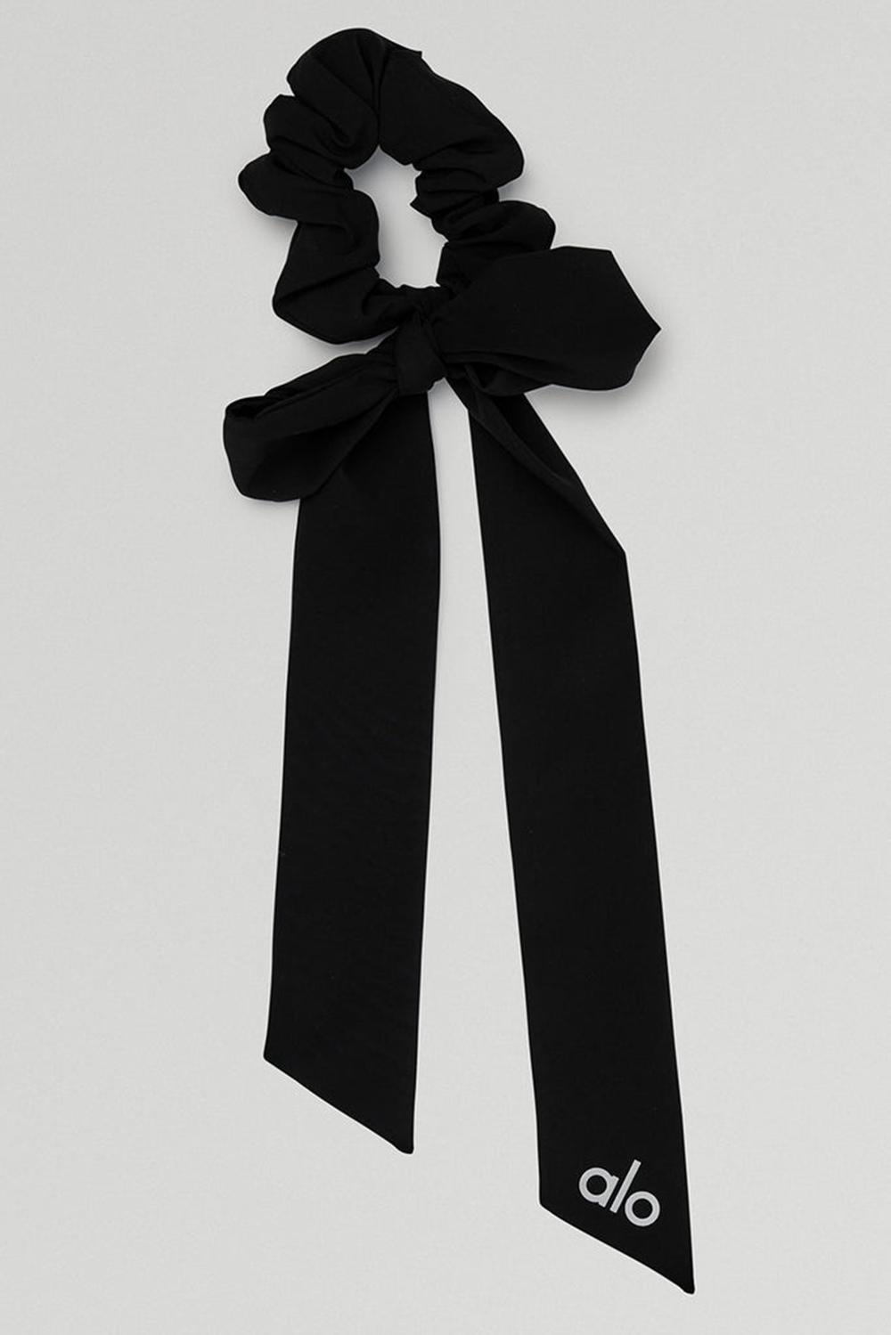 Coletero Alo Yoga Love Knots Tie Mujer Negras | España  FGWI-81324