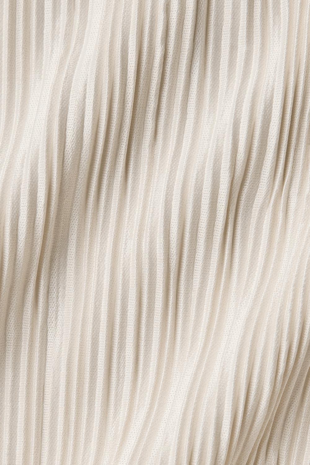 Coletero Alo Yoga Micro Plisse Oversize Mujer Oat Milk | España  KVLE-74031