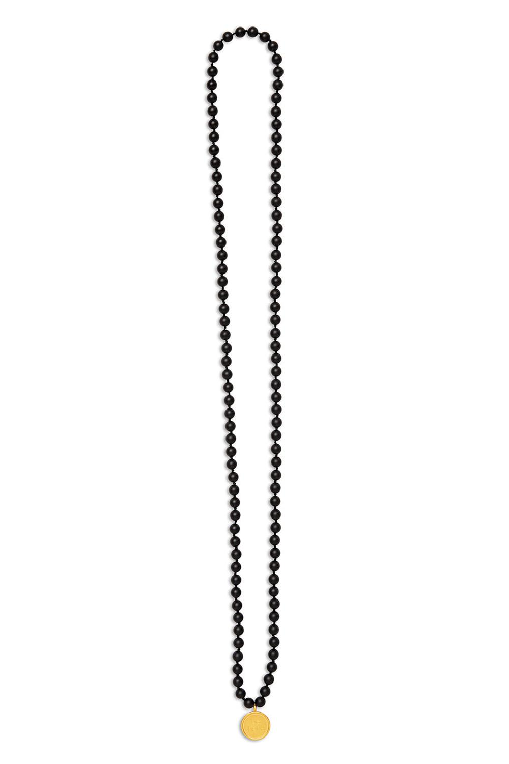 Collares Alo Yoga Black Onyx Mala Hombre Negras | España  PMQS-48167