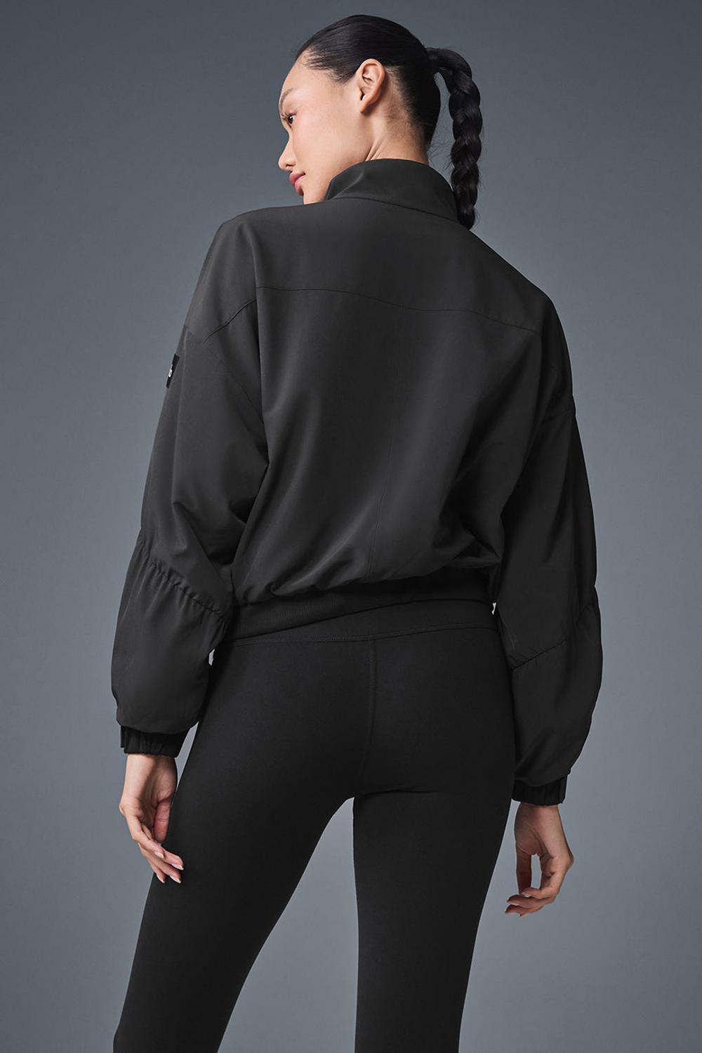Coverup Alo Yoga Cropped Elevation Mujer Negras | España  NZVP-57689