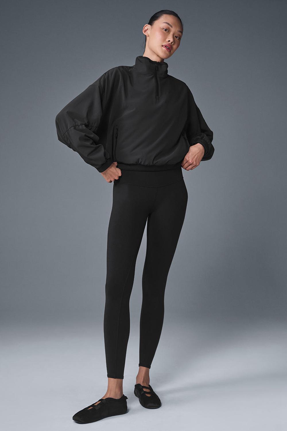 Coverup Alo Yoga Cropped Elevation Mujer Negras | España  NZVP-57689