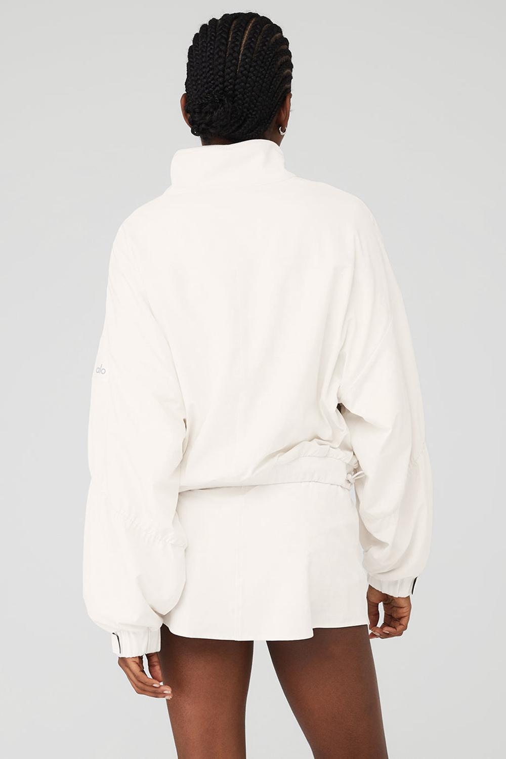 Coverup Alo Yoga Cropped Elevation Mujer Ivory | España  CWTP-42670