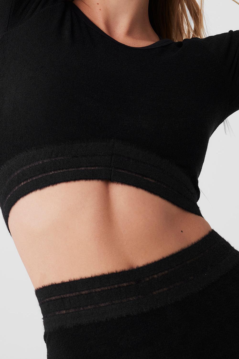 Coverup Alo Yoga Seamless Luxe Terry Cuddle Mujer Negras | España  TOFH-48319