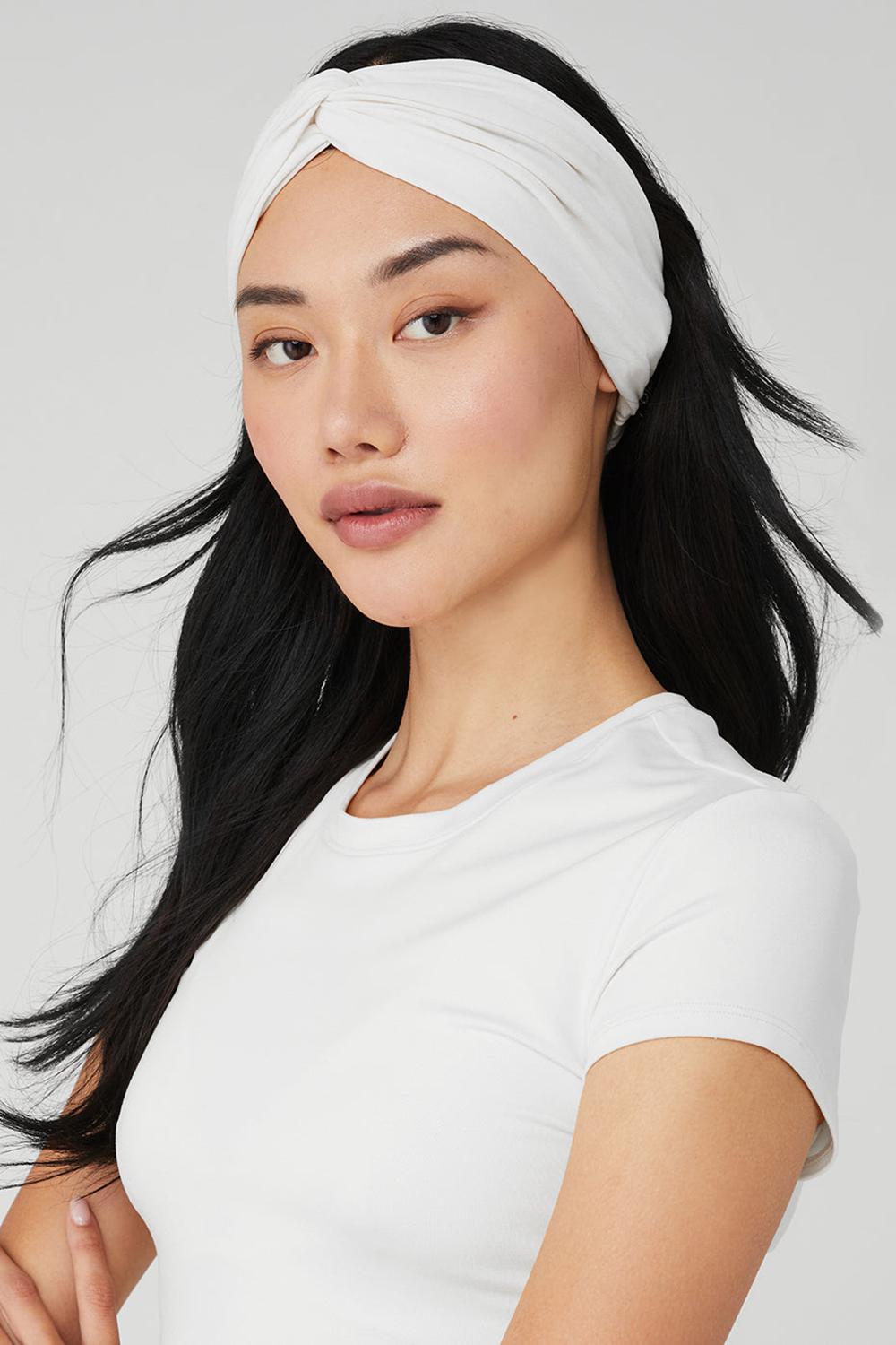 Diadema Alo Yoga Alosoft Mujer Blancas | España  BQGY-42173