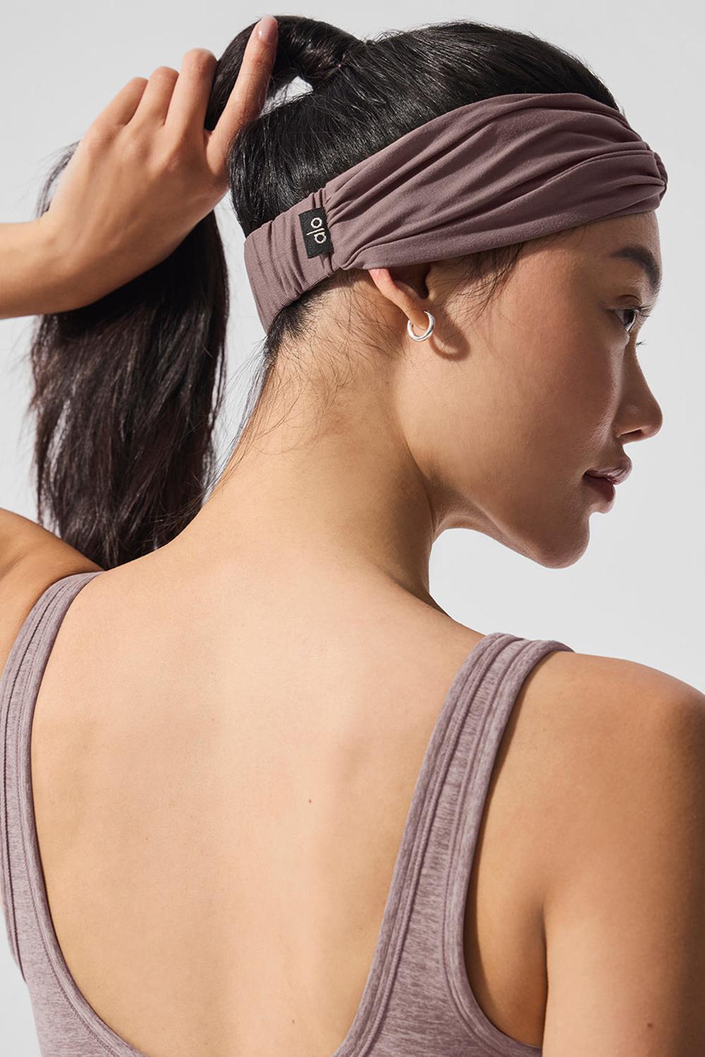 Diadema Alo Yoga Alosoft Mujer Mushroom | España  SRBD-91078